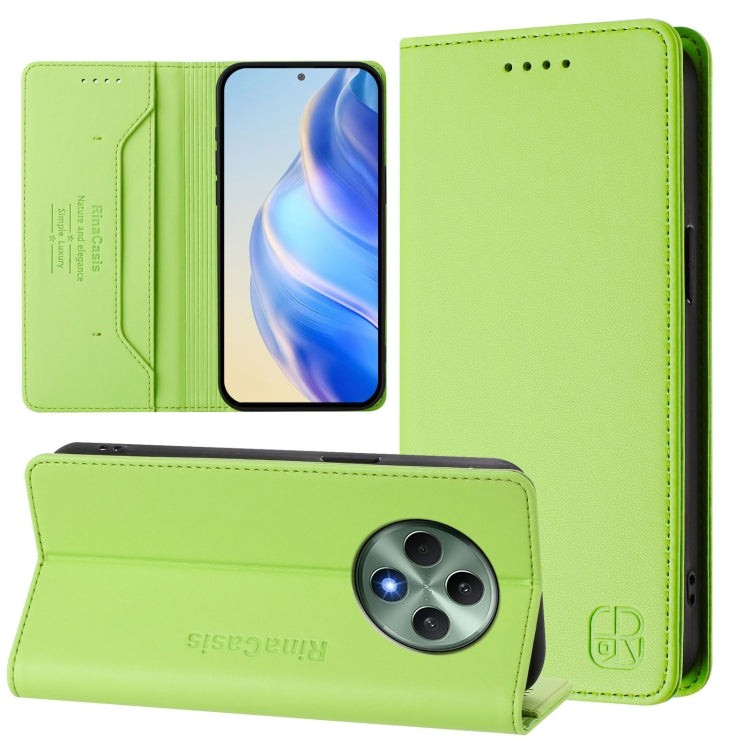 RC01 Dual-Folded Magnetic Suction RFID Leather Phone Case, For OPPO A80 5G EU / K12x 5G, For OPPO K12x 5G Global, For OPPO Reno12 F 5G / 4G Global, For OPPO Reno12 Pro 5G Global, For OPPO Reno12 5G Global, For OPPO A2 Pro 5G / F27 Pro 5G