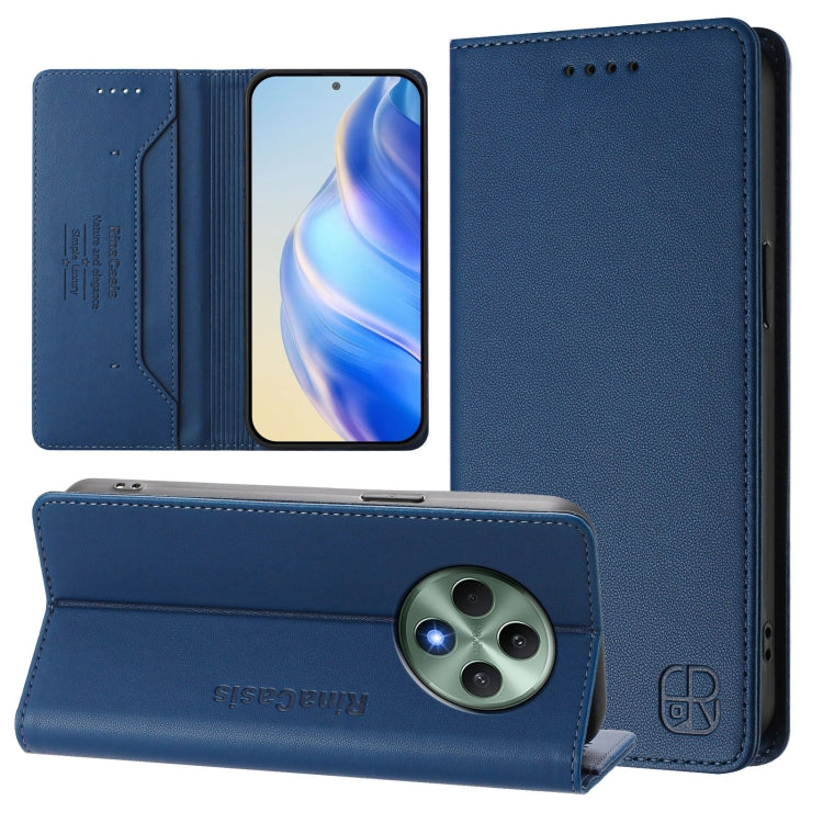 RC01 Dual-Folded Magnetic Suction RFID Leather Phone Case, For OPPO A80 5G EU / K12x 5G, For OPPO K12x 5G Global, For OPPO Reno12 F 5G / 4G Global, For OPPO Reno12 Pro 5G Global, For OPPO Reno12 5G Global, For OPPO A2 Pro 5G / F27 Pro 5G