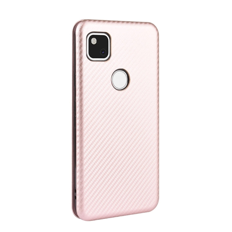 Carbon Fiber Texture Magnetic Horizontal Flip TPU + PC + PU Leather Case with Card Slot, For Google Pixel 4a, For Google Pixel 3 XL, For Google Pixel 3a XL, For Google Pixel 3a, For Google Pixel 3, For Google Pixel 4 XL, For Google Pixel 4