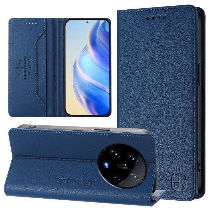 RC01 Dual-Folded Magnetic Suction RFID Leather Phone Case, For Xiaomi Poco X6 Neo 5G, For Xiaomi Poco X6 Pro / Redmi K70E, For Xiaomi Poco X6 5G / Redmi Note 13 Pro 5G, For Xiaomi 14 Ultra 5G, For Xiaomi 14 Pro 5G, For Xiaomi 14 5G