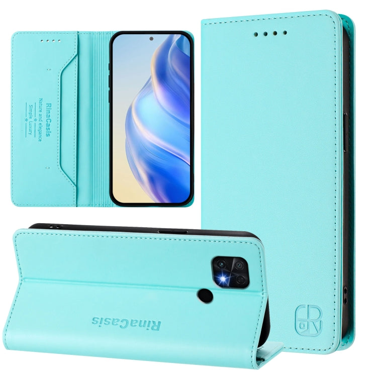 RC01 Dual-Folded Magnetic Suction RFID Leather Phone Case, For Xiaomi 12 Pro / 12S Pro, For Xiaomi 12 5G / 12X 5G / 12S 5G, For Xiaomi 12 Lite, For Xiaomi Poco C40, For Xiaomi Civi 1S, For Xiaomi Poco M4 Pro 4G