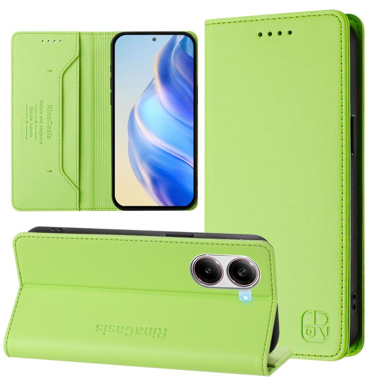 RC01 Dual-Folded Magnetic Suction RFID Leather Phone Case, For Xiaomi 15S Pro, For Xiaomi Poco M7 5G / C75 4G, For Xiaomi Poco X7 5G / Redmi Note 14 Pro 5G, For Xiaomi 15 Ultra, For Xiaomi Poco X7 Pro 5G / Redmi Turbo 4 5G, For Xiaomi Poco M7 Pro 5G
