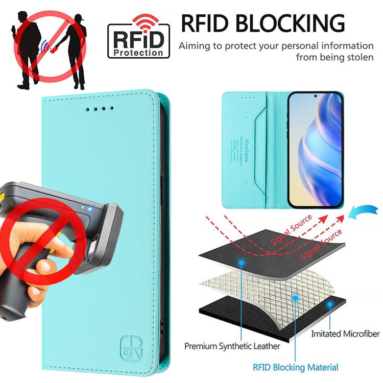 RC01 Dual-Folded Magnetic Suction RFID Leather Phone Case, For Xiaomi 15S Pro, For Xiaomi Poco M7 5G / C75 4G, For Xiaomi Poco X7 5G / Redmi Note 14 Pro 5G, For Xiaomi 15 Ultra, For Xiaomi Poco X7 Pro 5G / Redmi Turbo 4 5G, For Xiaomi Poco M7 Pro 5G