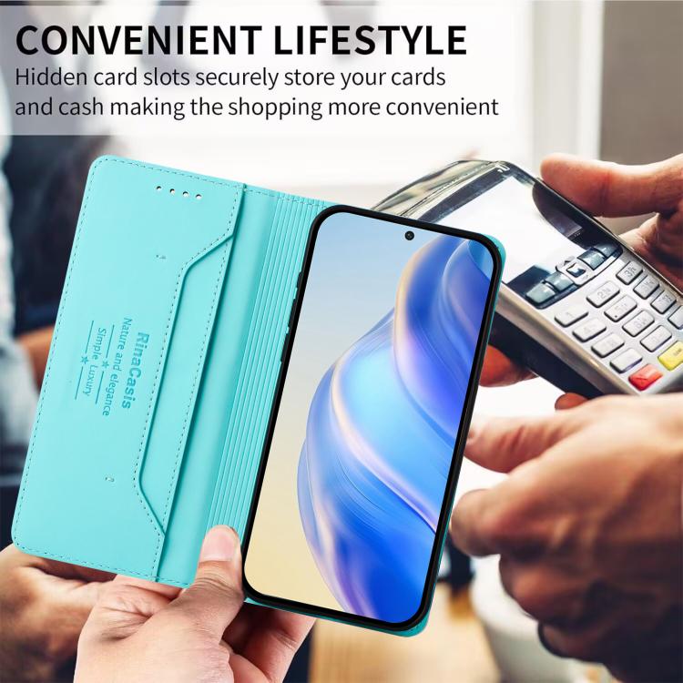 RC01 Dual-Folded Magnetic Suction RFID Leather Phone Case, For Xiaomi 15S Pro, For Xiaomi Poco M7 5G / C75 4G, For Xiaomi Poco X7 5G / Redmi Note 14 Pro 5G, For Xiaomi 15 Ultra, For Xiaomi Poco X7 Pro 5G / Redmi Turbo 4 5G, For Xiaomi Poco M7 Pro 5G