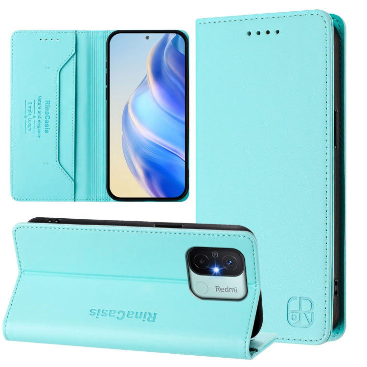 RC01 Dual-Folded Magnetic Suction RFID Leather Phone Case, For Redmi Note 12 4G Global, For Redmi A1 4G Global / A2 4G, For Redmi Note 12 Pro Speed / Note 12 Pro 5G, For Redmi Note 12 5G India / Xiaomi Poco X5, For Redmi A1+ 4G / Xiaomi Poco C50 4G    ...