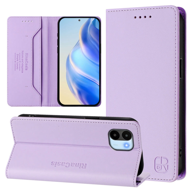 RC01 Dual-Folded Magnetic Suction RFID Leather Phone Case, For Redmi Note 12 4G Global, For Redmi A1 4G Global / A2 4G, For Redmi Note 12 Pro Speed / Note 12 Pro 5G, For Redmi Note 12 5G India / Xiaomi Poco X5, For Redmi A1+ 4G / Xiaomi Poco C50 4G    ...