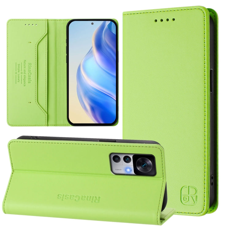 RC01 Dual-Folded Magnetic Suction RFID Leather Phone Case, For Redmi K60 / K60 Pro, For Redmi Note 12 Explorer, For Redmi K50 Ultra / Xiaomi 12T / 12T Pro, For Redmi Note 11 Pro 5G / 4G / Global, For Redmi 10 5G / 10 Prime+ 5G Global                   ...