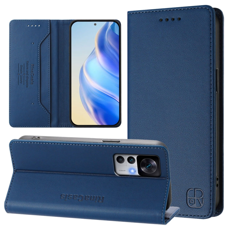 RC01 Dual-Folded Magnetic Suction RFID Leather Phone Case, For Redmi K60 / K60 Pro, For Redmi Note 12 Explorer, For Redmi K50 Ultra / Xiaomi 12T / 12T Pro, For Redmi Note 11 Pro 5G / 4G / Global, For Redmi 10 5G / 10 Prime+ 5G Global                   ...