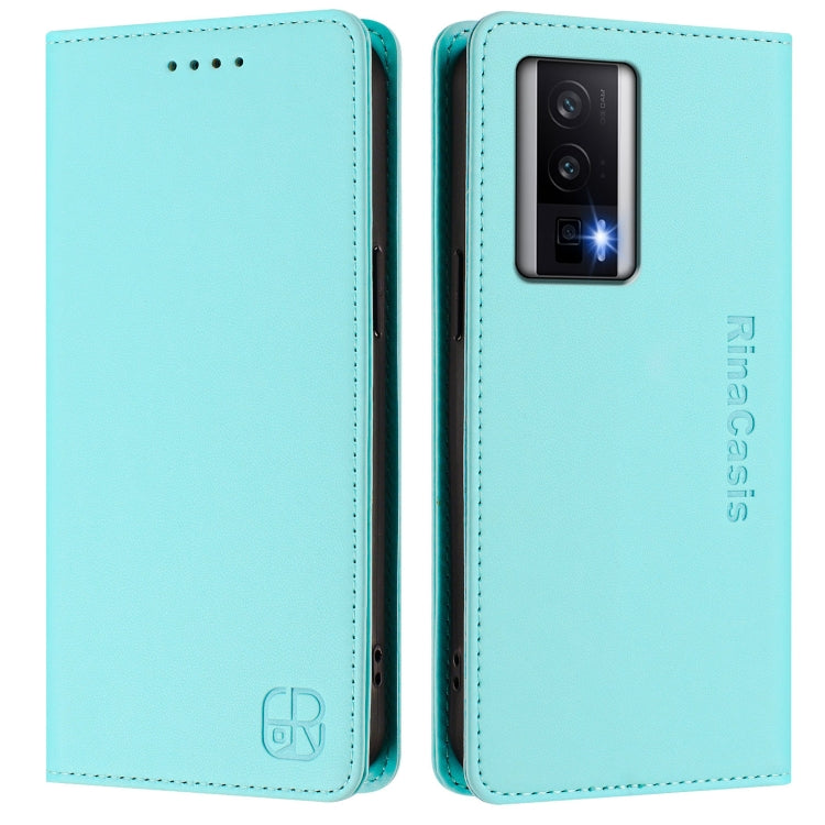 RC01 Dual-Folded Magnetic Suction RFID Leather Phone Case, For Redmi K60 / K60 Pro, For Redmi Note 12 Explorer, For Redmi K50 Ultra / Xiaomi 12T / 12T Pro, For Redmi Note 11 Pro 5G / 4G / Global, For Redmi 10 5G / 10 Prime+ 5G Global                   ...