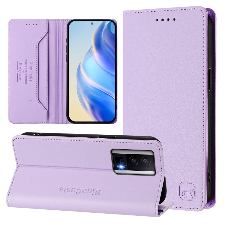 RC01 Dual-Folded Magnetic Suction RFID Leather Phone Case, For Redmi K60 / K60 Pro, For Redmi Note 12 Explorer, For Redmi K50 Ultra / Xiaomi 12T / 12T Pro, For Redmi Note 11 Pro 5G / 4G / Global, For Redmi 10 5G / 10 Prime+ 5G Global                   ...