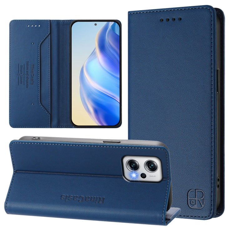 RC01 Dual-Folded Magnetic Suction RFID Leather Phone Case, For Redmi Note 13 Pro+ 5G Global, For Redmi K60 Ultra / Xiaomi 13T / 13T Pro, For Redmi 12 5G / 4G Global / Note 12R, For Redmi Note 11T Pro+ / Note 12T Pro / K50i                              ...
