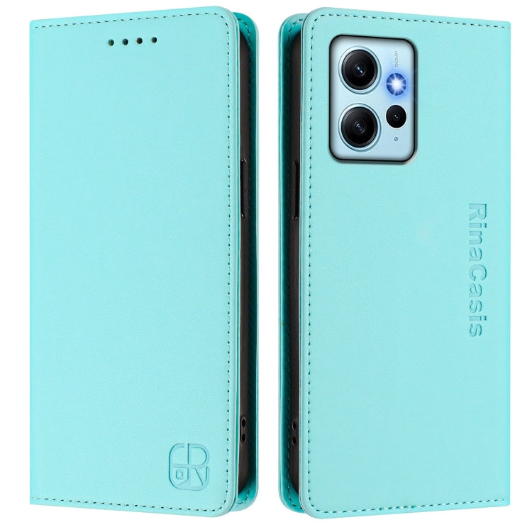 RC01 Dual-Folded Magnetic Suction RFID Leather Phone Case, For Redmi Note 12 4G Global, For Redmi A1 4G Global / A2 4G, For Redmi Note 12 Pro Speed / Note 12 Pro 5G, For Redmi Note 12 5G India / Xiaomi Poco X5, For Redmi A1+ 4G / Xiaomi Poco C50 4G    ...