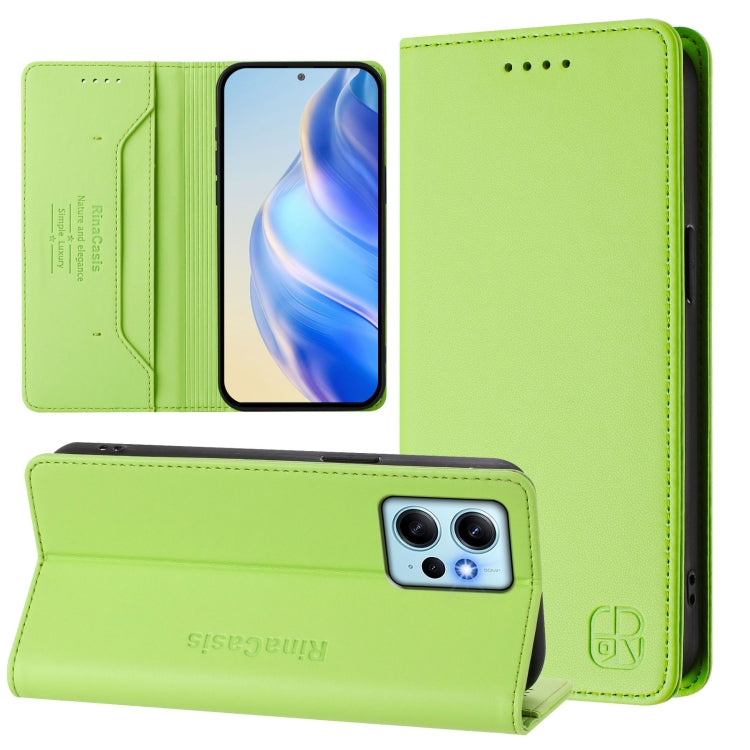 RC01 Dual-Folded Magnetic Suction RFID Leather Phone Case, For Redmi Note 12 4G Global, For Redmi A1 4G Global / A2 4G, For Redmi Note 12 Pro Speed / Note 12 Pro 5G, For Redmi Note 12 5G India / Xiaomi Poco X5, For Redmi A1+ 4G / Xiaomi Poco C50 4G    ...