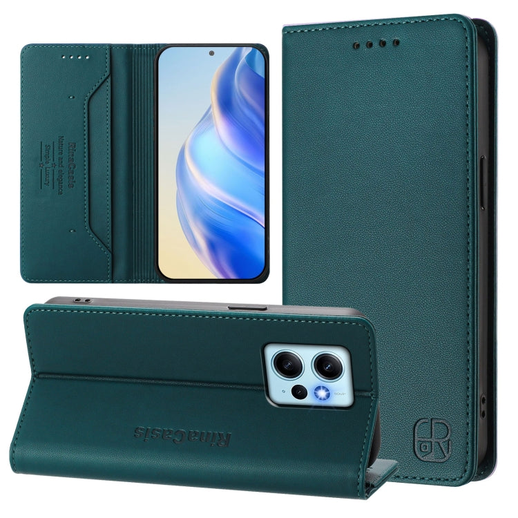 RC01 Dual-Folded Magnetic Suction RFID Leather Phone Case, For Redmi Note 12 4G Global, For Redmi A1 4G Global / A2 4G, For Redmi Note 12 Pro Speed / Note 12 Pro 5G, For Redmi Note 12 5G India / Xiaomi Poco X5, For Redmi A1+ 4G / Xiaomi Poco C50 4G    ...