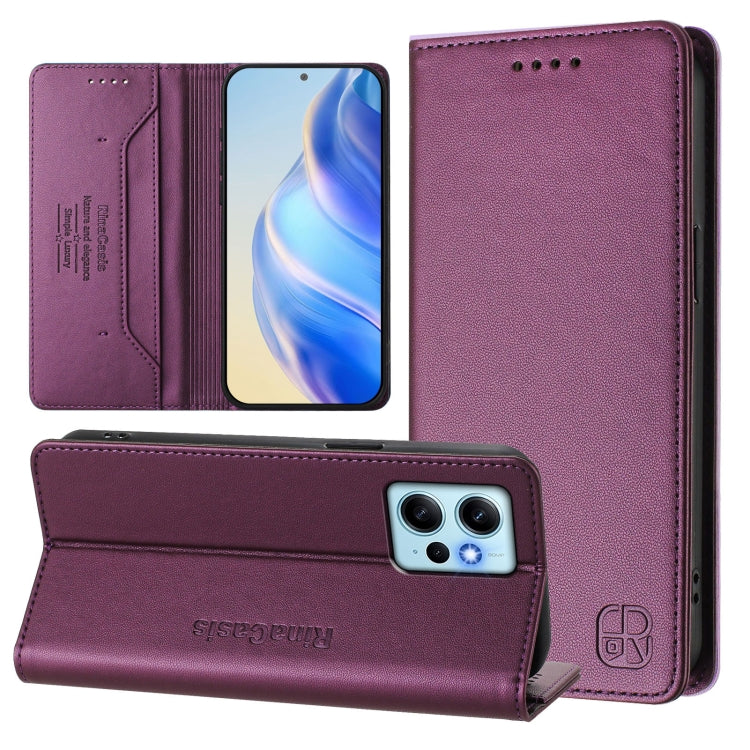 RC01 Dual-Folded Magnetic Suction RFID Leather Phone Case, For Redmi Note 12 4G Global, For Redmi A1 4G Global / A2 4G, For Redmi Note 12 Pro Speed / Note 12 Pro 5G, For Redmi Note 12 5G India / Xiaomi Poco X5, For Redmi A1+ 4G / Xiaomi Poco C50 4G    ...
