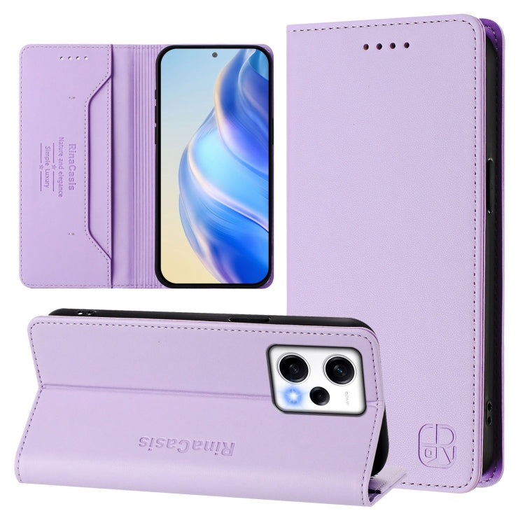 RC01 Dual-Folded Magnetic Suction RFID Leather Phone Case, For Redmi Note 12 4G Global, For Redmi A1 4G Global / A2 4G, For Redmi Note 12 Pro Speed / Note 12 Pro 5G, For Redmi Note 12 5G India / Xiaomi Poco X5, For Redmi A1+ 4G / Xiaomi Poco C50 4G    ...