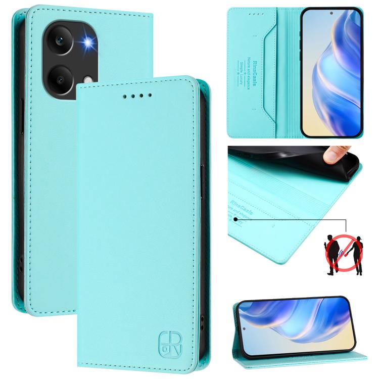 RC01 Dual-Folded Magnetic Suction RFID Leather Phone Case, For Redmi A7 / A5 171mm / Poco C71 4G, For Redmi K90 Max 5G, For Redmi A7 Pro 171mm / Poco C81 / C85x 5G, For Redmi 15a 5G Global, For Redmi Turbo 5 Max / Poco X8 Pro Max                       ...