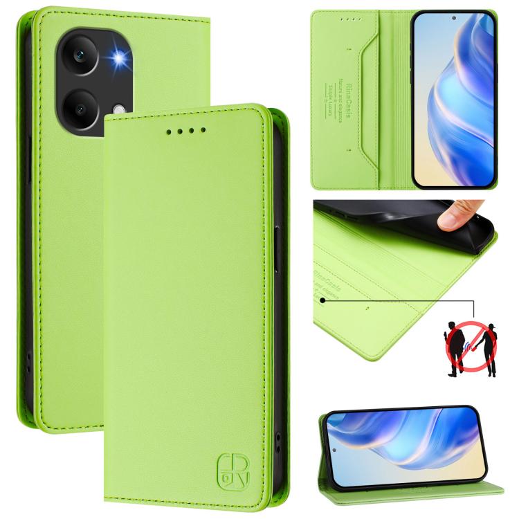 RC01 Dual-Folded Magnetic Suction RFID Leather Phone Case, For Redmi A7 / A5 171mm / Poco C71 4G, For Redmi K90 Max 5G, For Redmi A7 Pro 171mm / Poco C81 / C85x 5G, For Redmi 15a 5G Global, For Redmi Turbo 5 Max / Poco X8 Pro Max                       ...