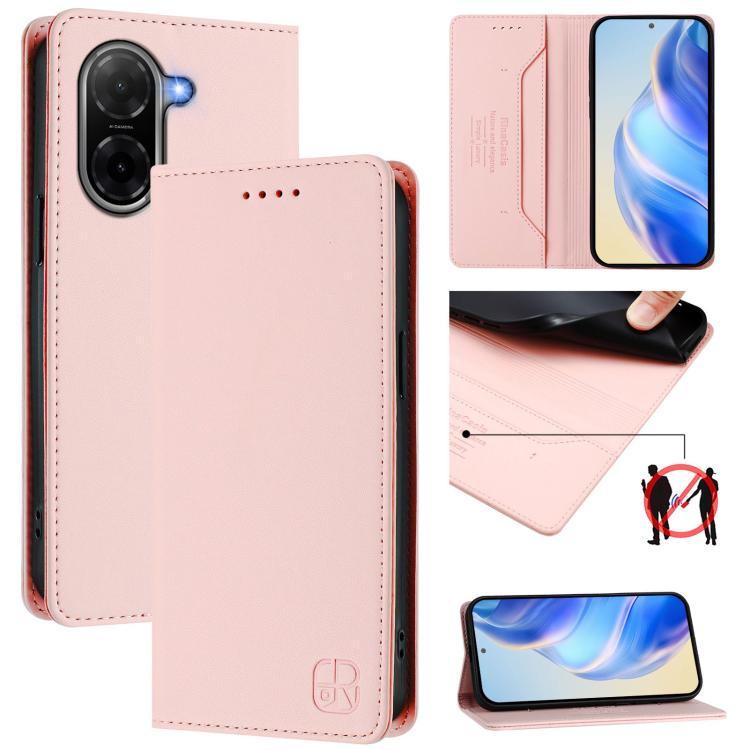 RC01 Dual-Folded Magnetic Suction RFID Leather Phone Case, For Redmi A7 / A5 171mm / Poco C71 4G, For Redmi K90 Max 5G, For Redmi A7 Pro 171mm / Poco C81 / C85x 5G, For Redmi 15a 5G Global, For Redmi Turbo 5 Max / Poco X8 Pro Max                       ...