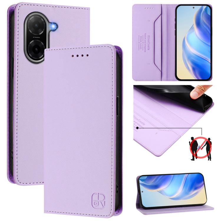 RC01 Dual-Folded Magnetic Suction RFID Leather Phone Case, For Redmi A7 / A5 171mm / Poco C71 4G, For Redmi K90 Max 5G, For Redmi A7 Pro 171mm / Poco C81 / C85x 5G, For Redmi 15a 5G Global, For Redmi Turbo 5 Max / Poco X8 Pro Max                       ...