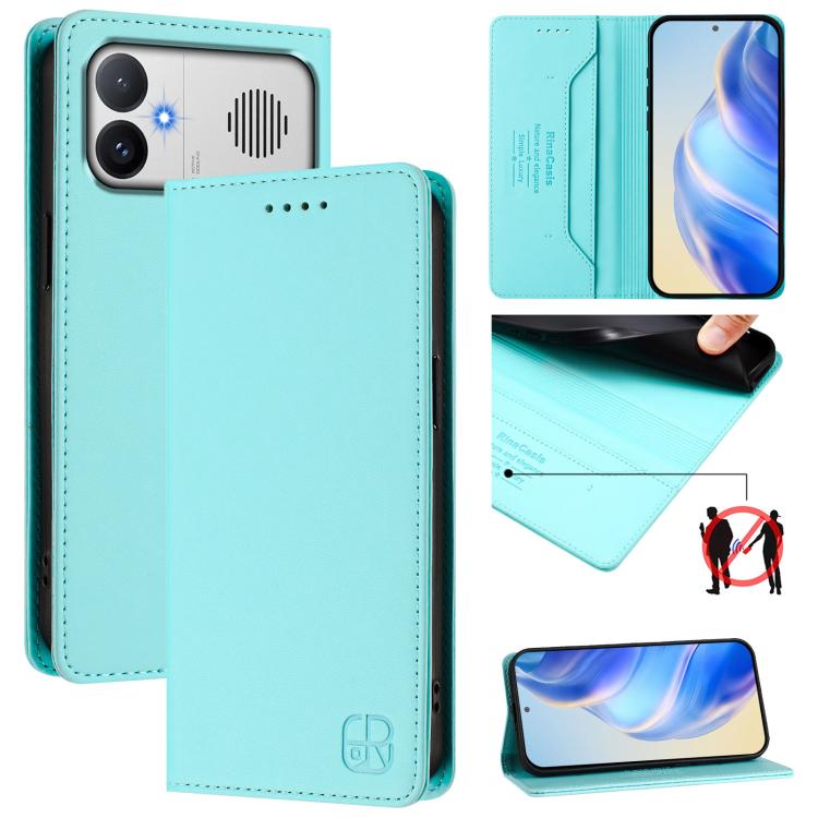 RC01 Dual-Folded Magnetic Suction RFID Leather Phone Case, For Redmi A7 / A5 171mm / Poco C71 4G, For Redmi K90 Max 5G, For Redmi A7 Pro 171mm / Poco C81 / C85x 5G, For Redmi 15a 5G Global, For Redmi Turbo 5 Max / Poco X8 Pro Max                       ...
