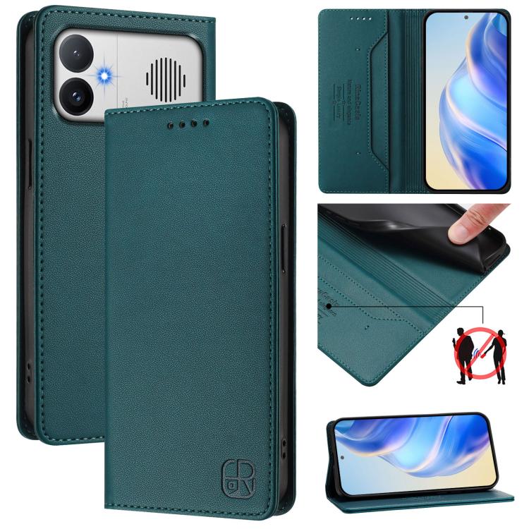 RC01 Dual-Folded Magnetic Suction RFID Leather Phone Case, For Redmi A7 / A5 171mm / Poco C71 4G, For Redmi K90 Max 5G, For Redmi A7 Pro 171mm / Poco C81 / C85x 5G, For Redmi 15a 5G Global, For Redmi Turbo 5 Max / Poco X8 Pro Max                       ...