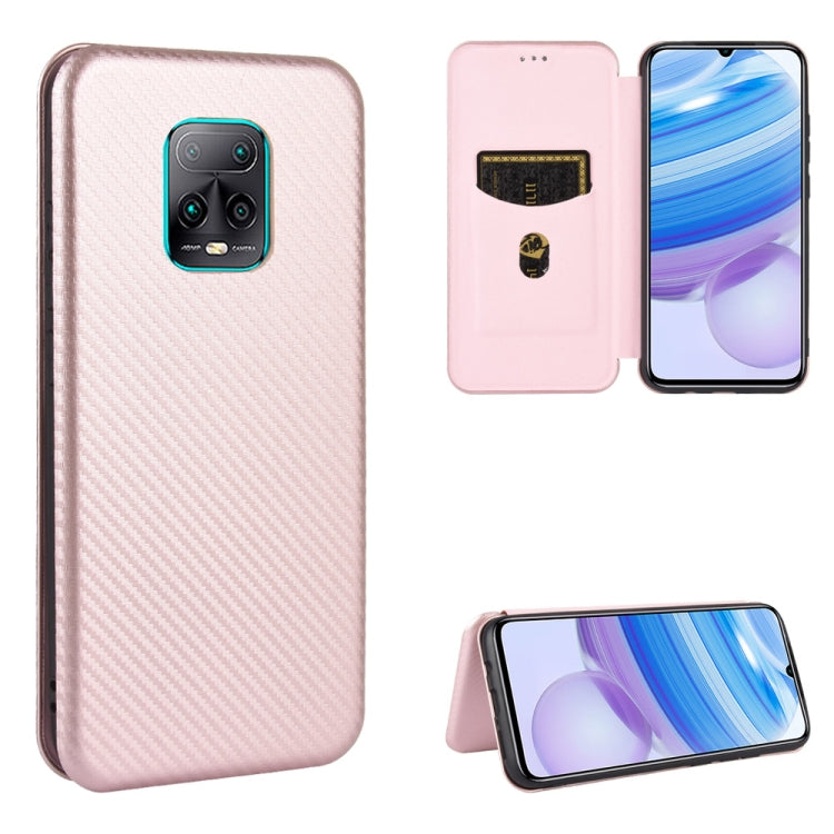 Carbon Fiber Texture Magnetic Horizontal Flip TPU + PC + PU Leather Case with Card Slot, For Xiaomi Redmi 9C, For Xiaomi Redmi 8A, For Xiaomi Redmi 8, For Xiaomi Redmi 9, For Xiaomi Redmi 9A, For Xiaomi Redmi 10X 5G, For Xiaomi Redmi K30 Pro           ...