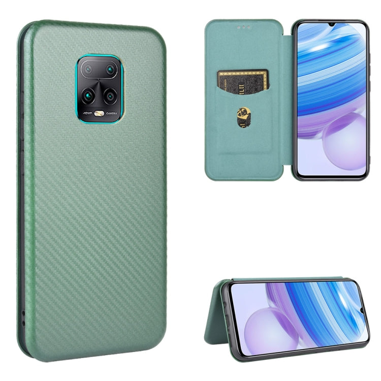 Carbon Fiber Texture Magnetic Horizontal Flip TPU + PC + PU Leather Case with Card Slot, For Xiaomi Redmi 9C, For Xiaomi Redmi 8A, For Xiaomi Redmi 8, For Xiaomi Redmi 9, For Xiaomi Redmi 9A, For Xiaomi Redmi 10X 5G, For Xiaomi Redmi K30 Pro           ...