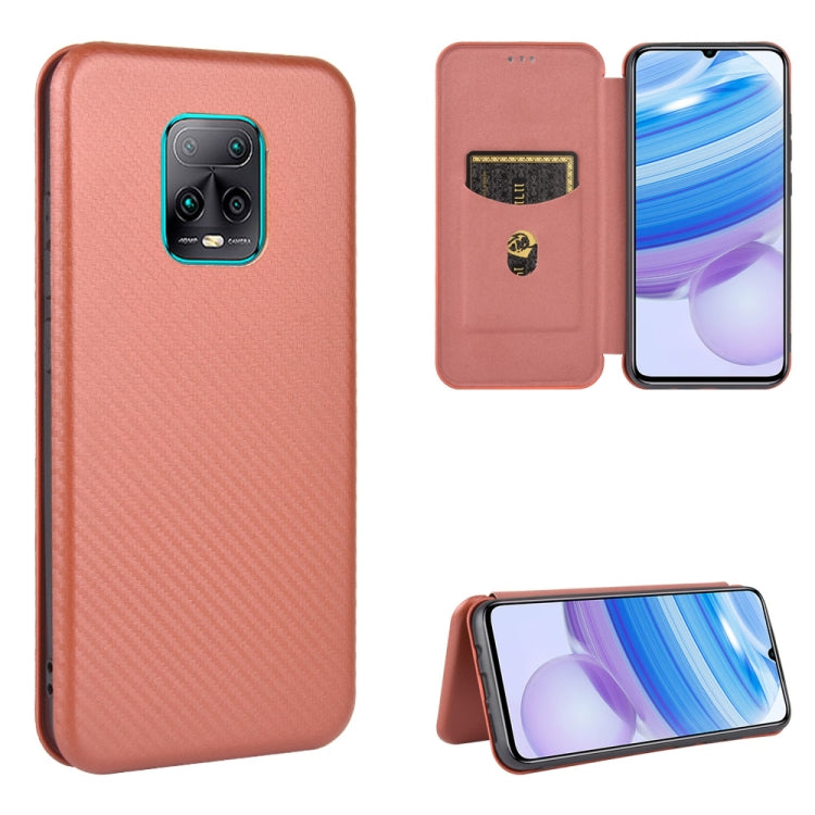 Carbon Fiber Texture Magnetic Horizontal Flip TPU + PC + PU Leather Case with Card Slot, For Xiaomi Redmi 9C, For Xiaomi Redmi 8A, For Xiaomi Redmi 8, For Xiaomi Redmi 9, For Xiaomi Redmi 9A, For Xiaomi Redmi 10X 5G, For Xiaomi Redmi K30 Pro           ...