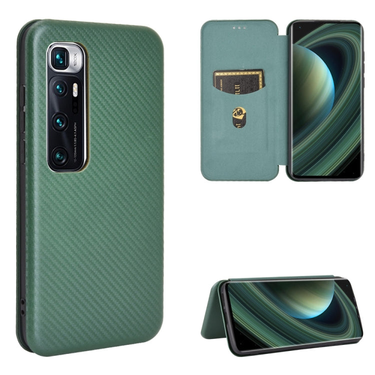 Carbon Fiber Texture Magnetic Horizontal Flip TPU + PC + PU Leather Case with Card Slot, For Xiaomi Redmi Note 9, For Xiaomi Redmi Note 9S, For Xiaomi Redmi Note 8T, For Xiaomi Redmi Note 8, For Xiaomi Mi 10 Lite, For Xiaomi Mi 10 Ultra                ...