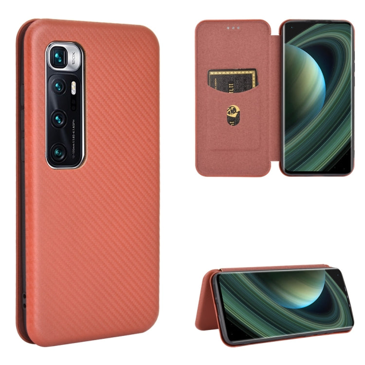 Carbon Fiber Texture Magnetic Horizontal Flip TPU + PC + PU Leather Case with Card Slot, For Xiaomi Redmi Note 9, For Xiaomi Redmi Note 9S, For Xiaomi Redmi Note 8T, For Xiaomi Redmi Note 8, For Xiaomi Mi 10 Lite, For Xiaomi Mi 10 Ultra                ...