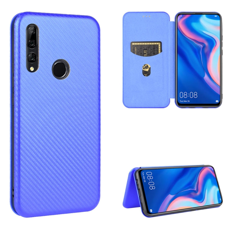 Carbon Fiber Texture Magnetic Horizontal Flip TPU + PC + PU Leather Case with Card Slot, For Huawei nova 7 Pro 5G, For Huawei nova 7 5G, For Huawei P Smart Z / Y9 Prime (2019), For Huawei P30 Lite / nova 4e, For Huawei P30 Pro, For Huawei P40 Pro+     ...