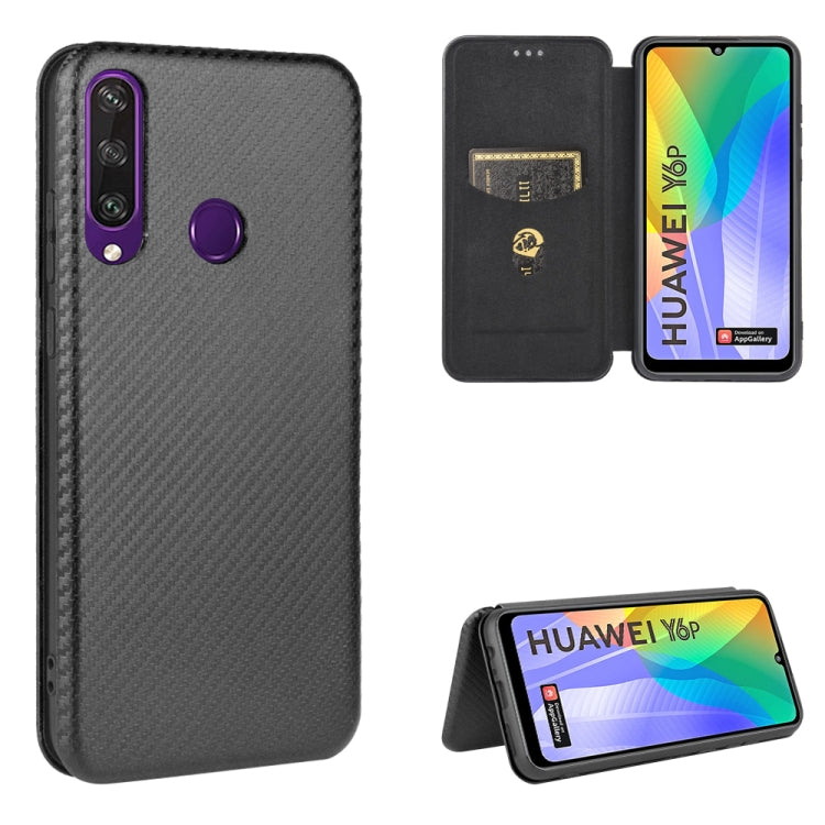 Carbon Fiber Texture Magnetic Horizontal Flip TPU + PC + PU Leather Case with Card Slot, For Huawei nova 7 Pro 5G, For Huawei nova 7 5G, For Huawei P Smart Z / Y9 Prime (2019), For Huawei P30 Lite / nova 4e, For Huawei P30 Pro, For Huawei P40 Pro+     ...