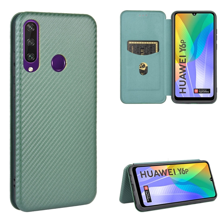 Carbon Fiber Texture Magnetic Horizontal Flip TPU + PC + PU Leather Case with Card Slot, For Huawei nova 7 Pro 5G, For Huawei nova 7 5G, For Huawei P Smart Z / Y9 Prime (2019), For Huawei P30 Lite / nova 4e, For Huawei P30 Pro, For Huawei P40 Pro+     ...