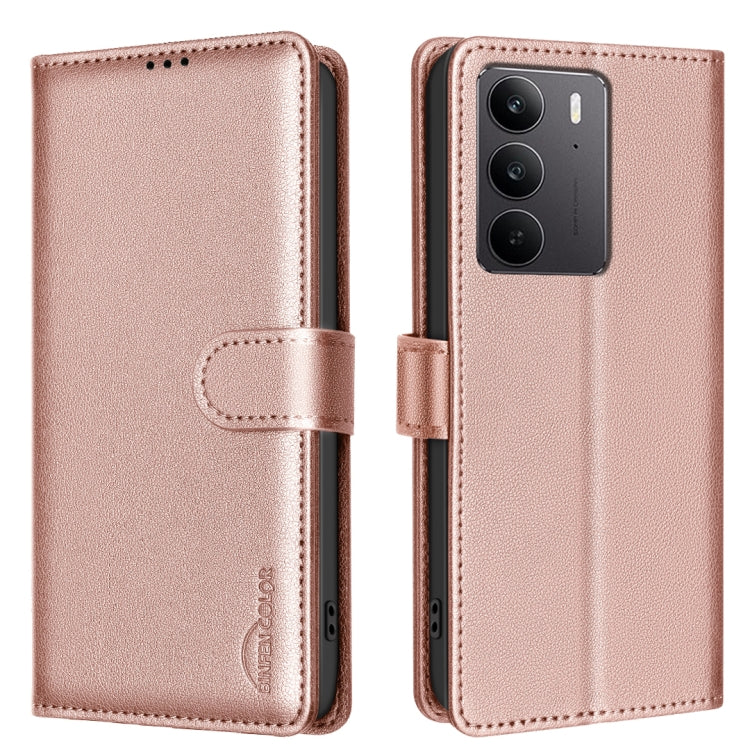 Litchi Texture RFID Anti-theft Leather Phone Case, For Realme 14 Pro, For Realme 14x 5G, For Realme C75 4G