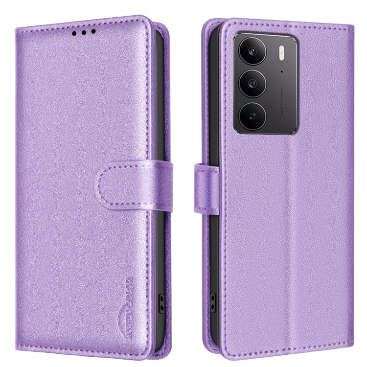 Litchi Texture RFID Anti-theft Leather Phone Case, For Realme 14 Pro, For Realme 14x 5G, For Realme C75 4G
