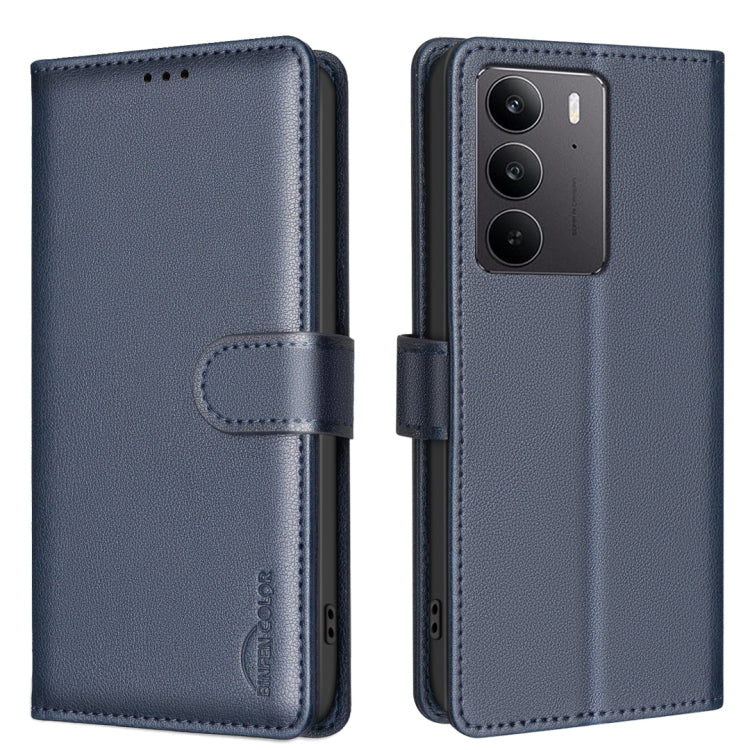 Litchi Texture RFID Anti-theft Leather Phone Case, For Realme 14 Pro, For Realme 14x 5G, For Realme C75 4G