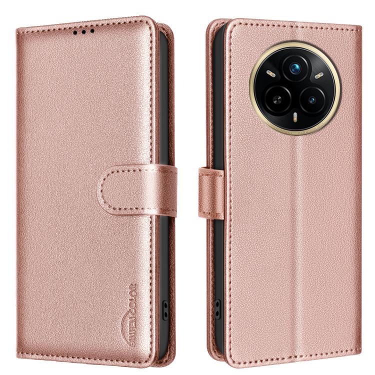 Litchi Texture RFID Anti-theft Leather Phone Case, For Realme 14 Pro, For Realme 14x 5G, For Realme C75 4G