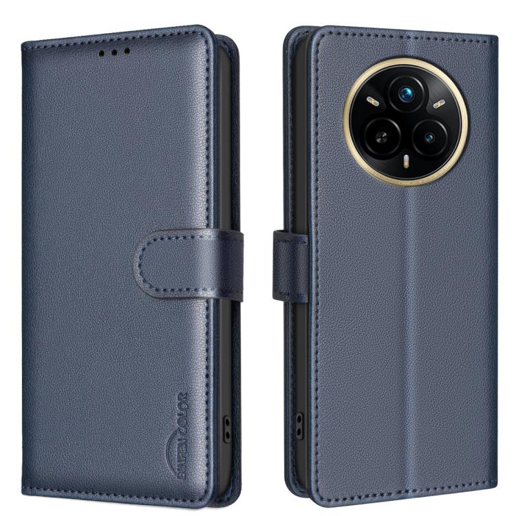 Litchi Texture RFID Anti-theft Leather Phone Case, For Realme 14 Pro, For Realme 14x 5G, For Realme C75 4G