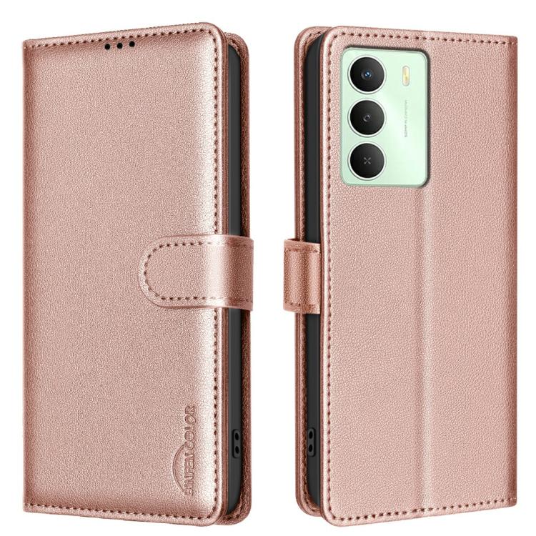 Litchi Texture RFID Anti-theft Leather Phone Case, For Realme 14 Pro, For Realme 14x 5G, For Realme C75 4G