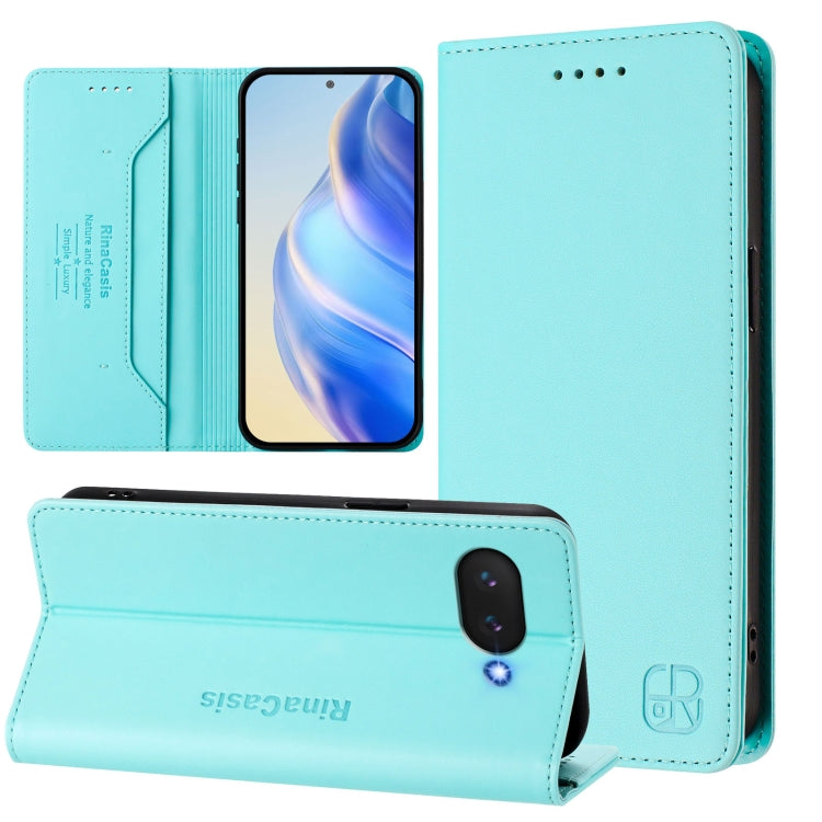 RC01 Dual-Folded Magnetic Suction RFID Leather Phone Case, For Google Pixel 11 Pro XL, For Google Pixel 11 / 11 Pro, For Google Pixel 10 Pro XL, For Google Pixel 10 / 10 Pro 5G Global, For Google Pixel 9a, For Google Pixel 9 Pro XL