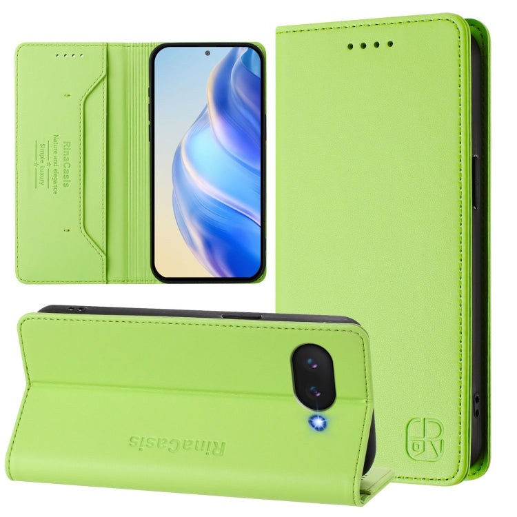 RC01 Dual-Folded Magnetic Suction RFID Leather Phone Case, For Google Pixel 11 Pro XL, For Google Pixel 11 / 11 Pro, For Google Pixel 10 Pro XL, For Google Pixel 10 / 10 Pro 5G Global, For Google Pixel 9a, For Google Pixel 9 Pro XL
