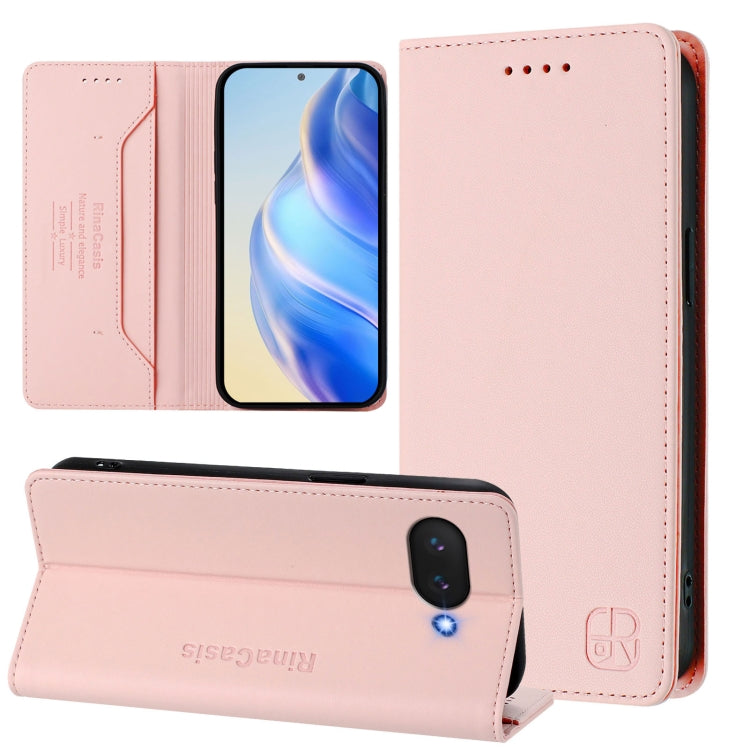 RC01 Dual-Folded Magnetic Suction RFID Leather Phone Case, For Google Pixel 11 Pro XL, For Google Pixel 11 / 11 Pro, For Google Pixel 10 Pro XL, For Google Pixel 10 / 10 Pro 5G Global, For Google Pixel 9a, For Google Pixel 9 Pro XL