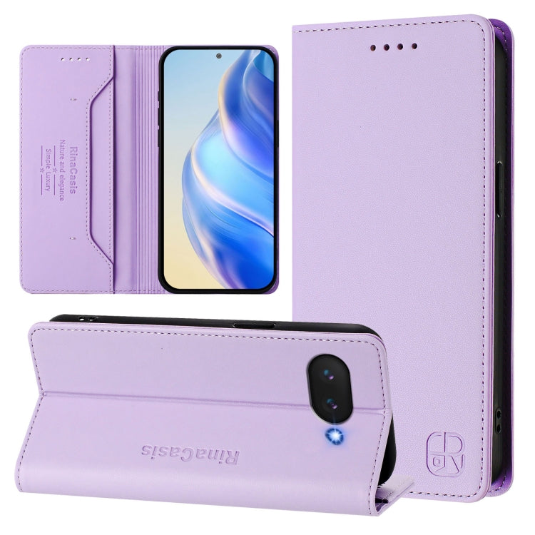 RC01 Dual-Folded Magnetic Suction RFID Leather Phone Case, For Google Pixel 11 Pro XL, For Google Pixel 11 / 11 Pro, For Google Pixel 10 Pro XL, For Google Pixel 10 / 10 Pro 5G Global, For Google Pixel 9a, For Google Pixel 9 Pro XL