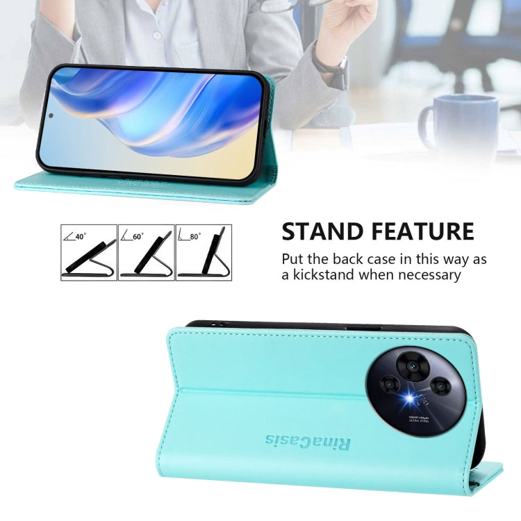 RC01 Dual-Folded Magnetic Suction RFID Leather Phone Case, For TCL 50 Pro NxtPaper, For TCL 50 LE, For TCL 201, For TCL 50 XL 5G, For TCL 50 XE, For TCL 50 SE