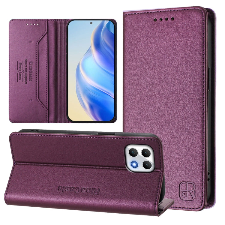 RC01 Dual-Folded Magnetic Suction RFID Leather Phone Case, For T-Mobile REVVL 8 5G / T Phone 3, For T-Mobile Revvl 7 Pro 5G, For T-Mobile Revvl 7 5G, For T-Mobile Revvl 6 Pro / 6X Pro 5G, For T-Mobile Revvl 6 5G / 6X 5G