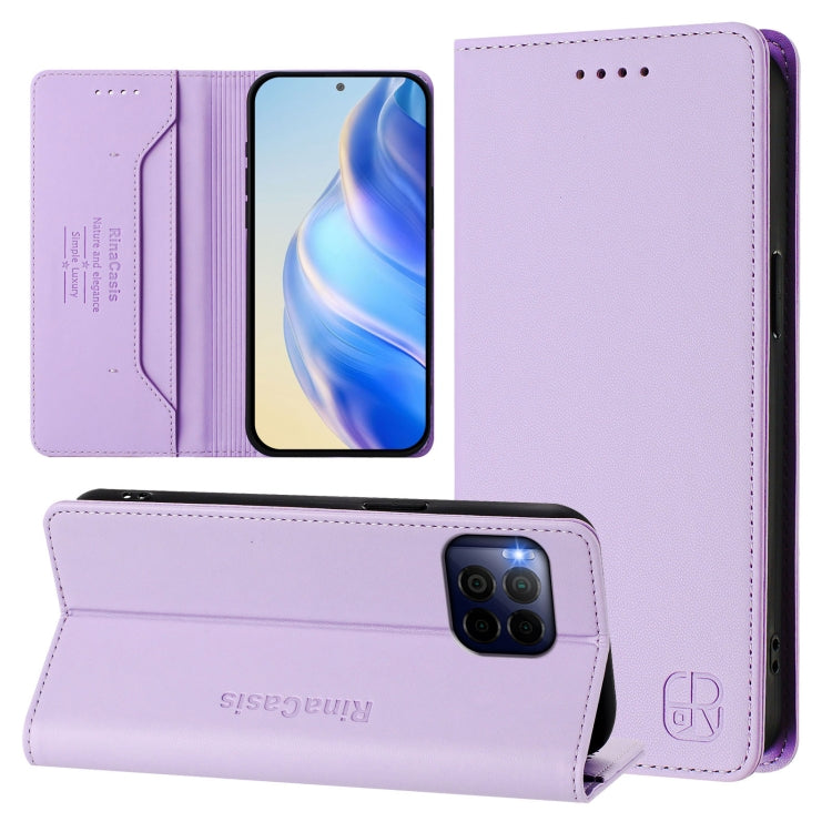 RC01 Dual-Folded Magnetic Suction RFID Leather Phone Case, For T-Mobile REVVL 8 5G / T Phone 3, For T-Mobile Revvl 7 Pro 5G, For T-Mobile Revvl 7 5G, For T-Mobile Revvl 6 Pro / 6X Pro 5G, For T-Mobile Revvl 6 5G / 6X 5G