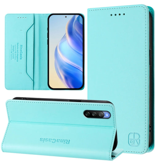 RC01 Dual-Folded Magnetic Suction RFID Leather Phone Case, For Sony Xperia 10 V 2023, For Sony Xperia 5 IV, For Sony Xperia 10 IV