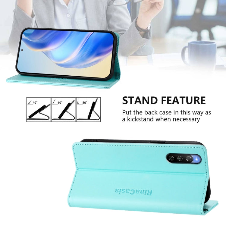 RC01 Dual-Folded Magnetic Suction RFID Leather Phone Case, For Sony Xperia 10 V 2023, For Sony Xperia 5 IV, For Sony Xperia 10 IV