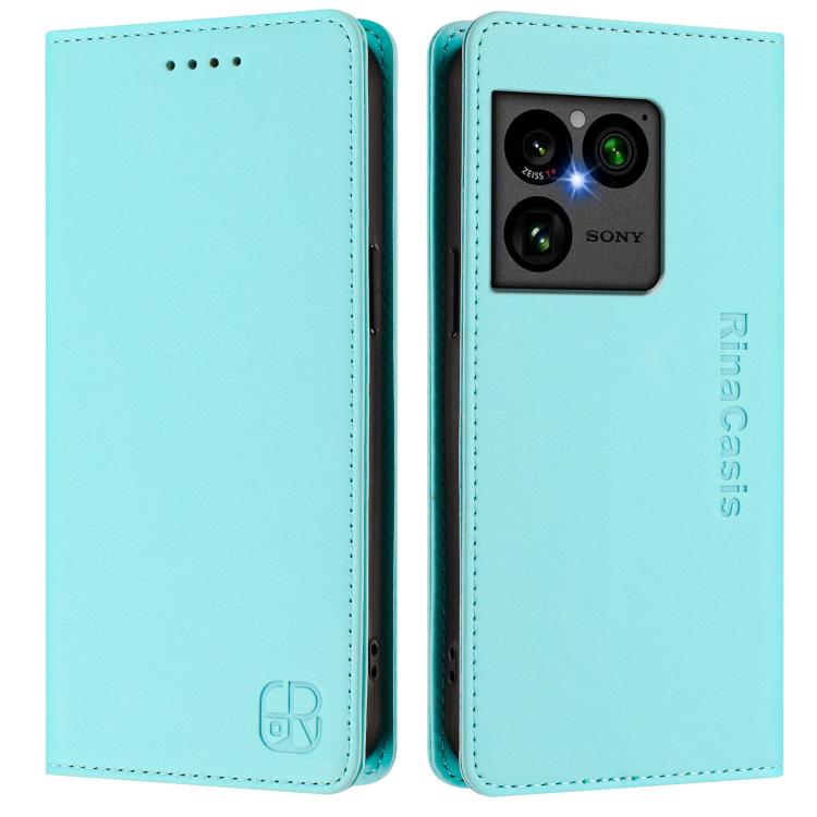 RC01 Dual-Folded Magnetic Suction RFID Leather Phone Case, For Sony Xperia 1 VIII, For Sony Xperia 10 VI 2024, For Sony Xperia 1 VI 2024, For Sony Xperia 5 VI 2024, For Sony Xperia 5 V, For Sony Xperia 1 V 2023